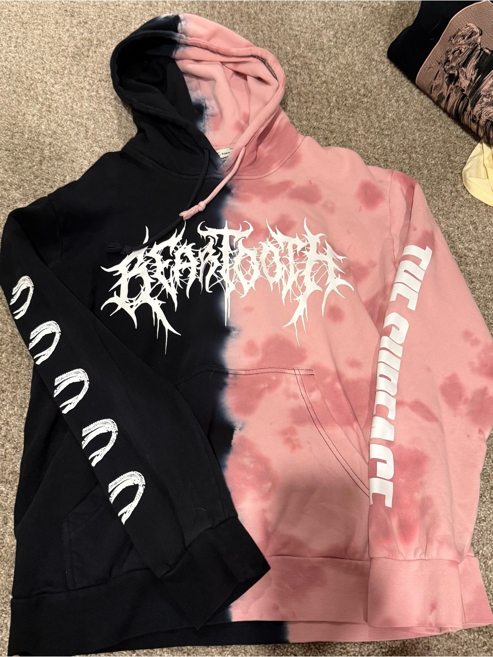 Shibori Threads Beartooth Split Dye Hoodie The Surface
